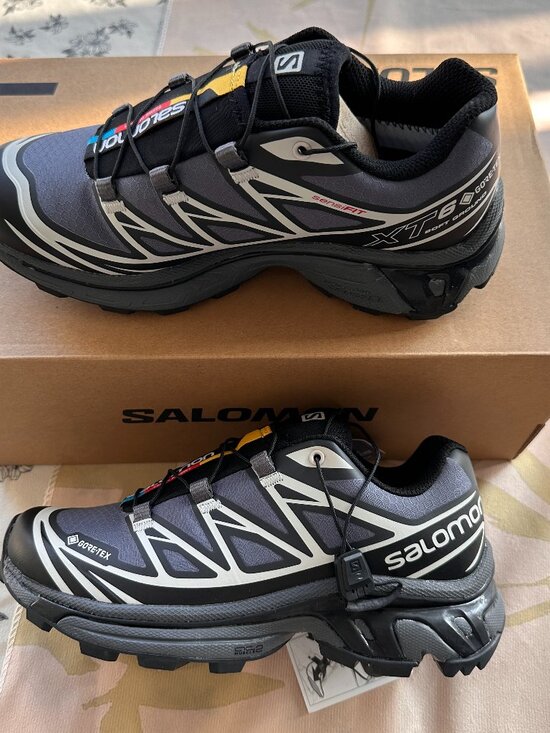 Salomon Shoes - Salomon Black, Gray, And Silver Outdoor Running Shoes